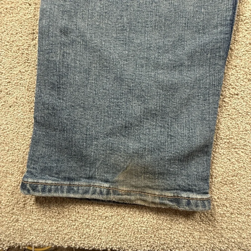 Levi's 505 Regular Fit Jeans Mens 40X32 Blue Denim Dark Wash Straight‎